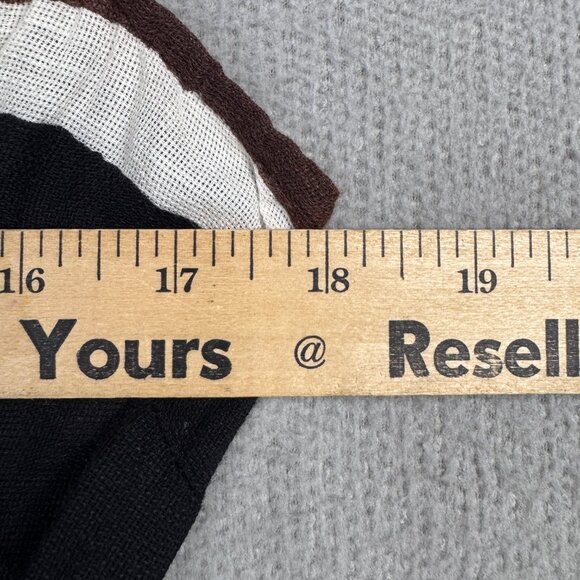 Striped Brown and Black Women's Top - Picture 9 of 10